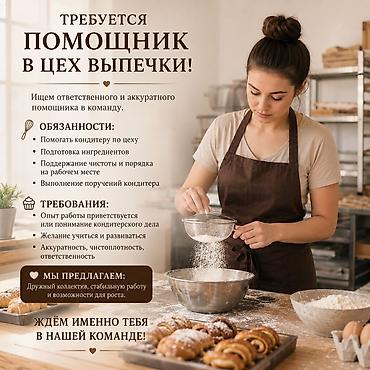 нужен помощник: Требуется сотрудник: Оплата: Ежедневно — 1