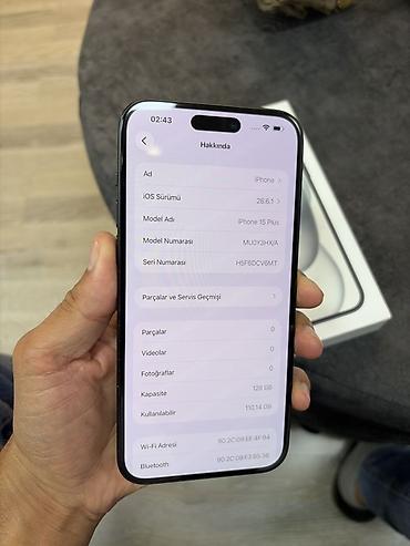 IPhone 15 Plus, 128 GB, Qara, Face ID