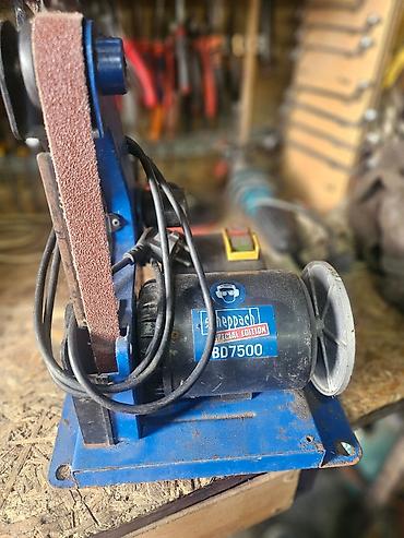 Tools & Equipment: Scheppach BD7500 – kombinovana tračna i kružna brusilica (Band- und — 1