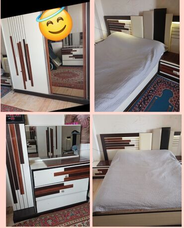 Yataq otağı dəstləri: İkinəfərlik çarpayı, Dolab, Komod, Termo, Türkiyə, İşlənmiş