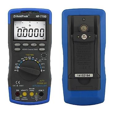 Ölçmə cihazları: HoldPeak HP-770D Rəqəmsal Multimetr (True RMS) Profesional ölçmələr — 3