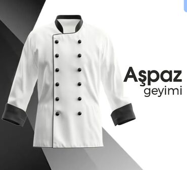 Köynəklər: Qısaqol, qara aşpaz köynəyi. Köynəyin düymələri və qıraqları qırmızı — 11