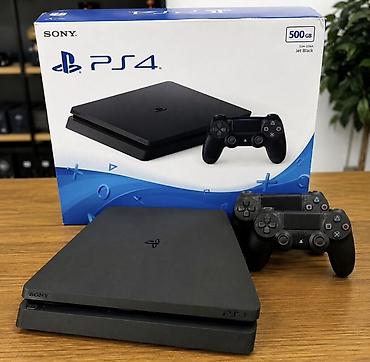 İkinci əl Sony PlayStation 4 Slim Qutu ilə Hər bir şey yerindədi
