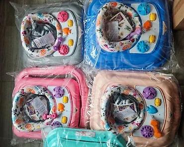 Guralice za bebe: Hodalica za bebe UniCare - Stabilna plastična osnova sa čeličnim — 2