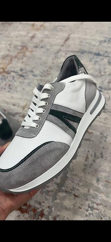 Кроссовки и спортивная обувь: Натуральная 100 % кожа Производство Турция 🇹🇷 *Мужская Повседневная — 1