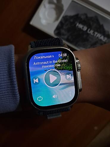 Башка акылдуу сааттар: Смарт часы HK 9 ULTRA 2 (реплика Apple Watch Ultra 2) - Измерение — 5