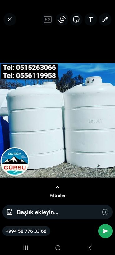 Baklar və çənlər: Bak, Plastik, 10000 l l, Yeni, Pulsuz çatdırılma — 20