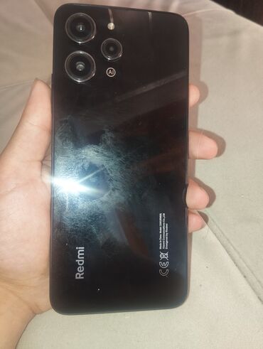 Redmi: Redmi 12, 128 GB, rəng - Qara, Zəmanət, Sensor, Barmaq izi