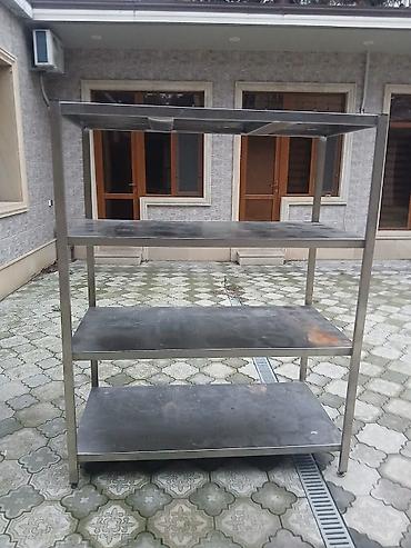 Digər biznes avadanlığı: *SEVA XİRDALAN* Stellaj satilir. ÖLÇÜ 140*70. Qiymət 350Azn. Unvan — 1
