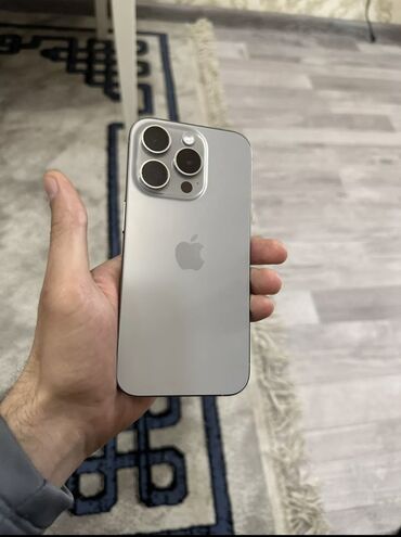 apple 14 pro max qiymeti: IPhone 15 Pro, 128 GB, Gümüşü, Zəmanət