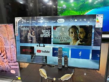 televizor hdmi: Yeni Televizor Riffle LED ekran 43" 4K (3840x2160), Pulsuz çatdırılma, Rayonlara çatdırılma — 2