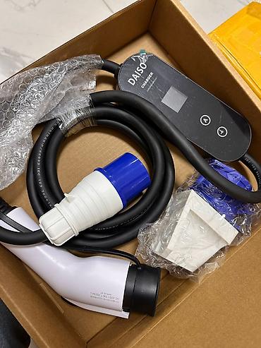 daiso charger: DAISO daşına bilən elektrikli avtomobil şarj cihazı 32/7 - Model — 1