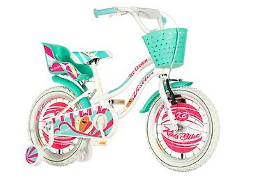 vozol bar 2200: Bicikl Kids Visitor Icecream 16" – belo/tirkiz perla Šifra proizvoda — 1