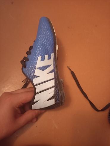 Детская обувь: Цвет - Синий Кроссовки, Nike, Размер: 34, Унисекс — 3