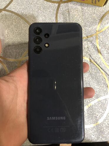 Samsung: Samsung Galaxy A13, 128 GB, rəng - Qara, Barmaq izi, Face ID