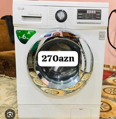 Soyuducular: Paltaryuyan maşın LG, 6 kq, Avtomat, Qurutmasız, Kredit yoxdur