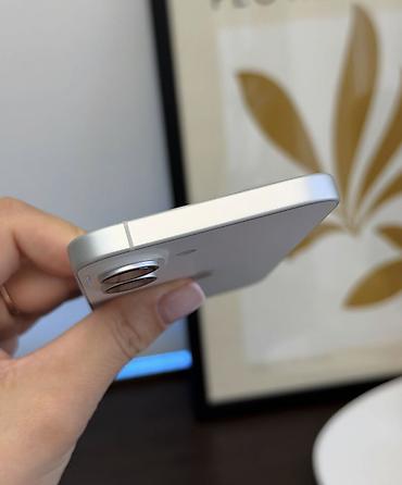 sadə telefon: IPhone 16, 128 GB, Ağ, Zəmanət, Simsiz şarj, Face ID — 4
