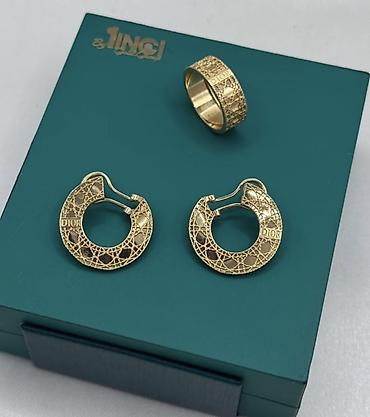 ag qizilin qiyməti: Dior qizil dəst yeni işlənmiyib 5.23 gr 585 əyar Təmiz qızıl yoxladada — 3