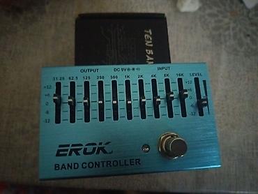 gitara usaq ucun: EROK Band Controller – 10 zolaqlı ekvalayzer pedalı Məhsul təsviri: - — 2