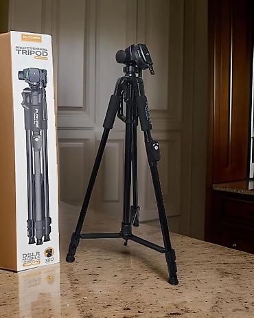 telefon akse: Plokama PK-9970 Tripod 1.8m – metal universal kamera və telefon — 1