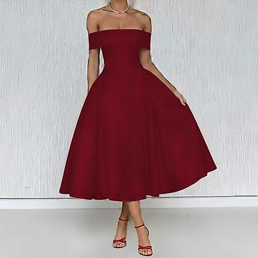 haljinice na bretele: Elegantna midi haljina bez bretela
3000din
S M L — 3