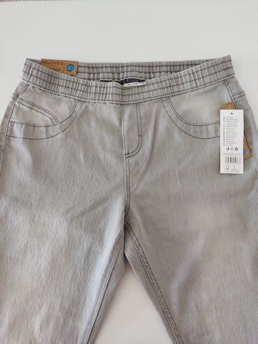 pantalone eko koza: Jeans L (EU 40), color - Grey