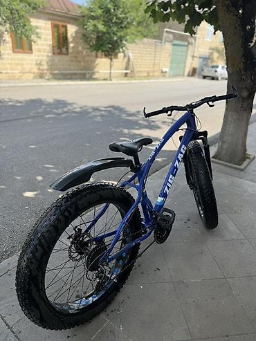 velosipedlə: Zig-Zag fatbike velosiped Real Aliciya Endirim😍 - Rəng: mavi - Karkas — 3