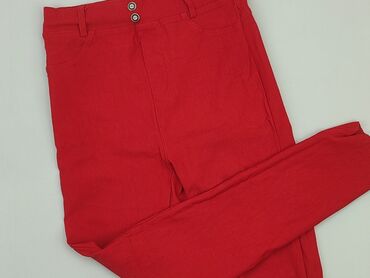 spodnie skórzane na choppera: Material trousers, 8 years, 122/128, condition - Very good