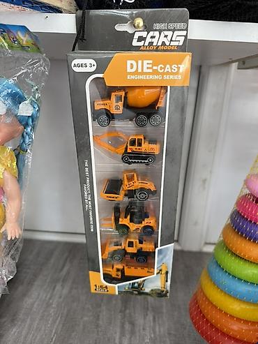 oyuncaq ekskavator: Uşaq oyuncaqları dəsti – müxtəlif seçimlər - Die-cast “Engineering — 1