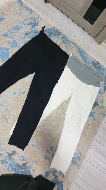 женская джинсовая одежда больших размеров: Повседневные брюки, Осень-весна