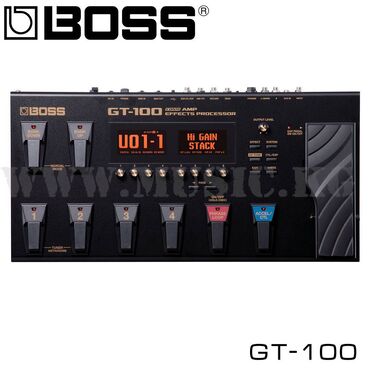 педаль гитара: Гитарный процессор Boss GT-100 Долгожданное продолжение GT-10