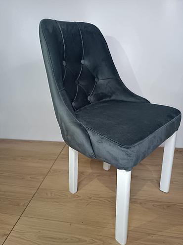 Stilske stolice: Tapacirana stolica sa dugmićima (chesterfield stil) - Presvlaka: meki — 12