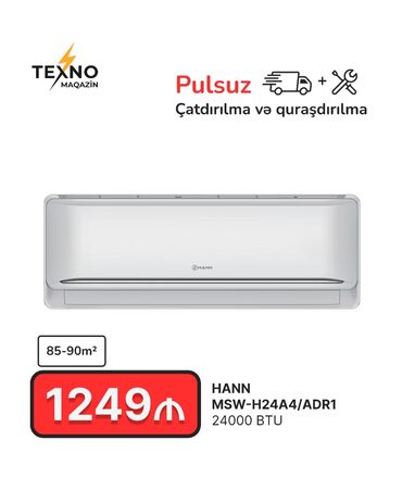 kondisioner yaxsi soyutmur: Kondisioner 85-90 kv. m, Pulsuz quraşdırılma