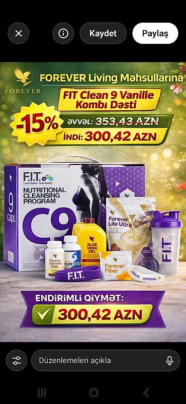 forever: Forever Living məhsulları – 15% endirimlə! Aloe Vera Gel (1 litr, 338 — 3