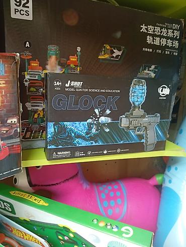 бластер: Игрушечный пистолет J-SHOT Jianfeng “GLOCK” (модель для науки и — 1