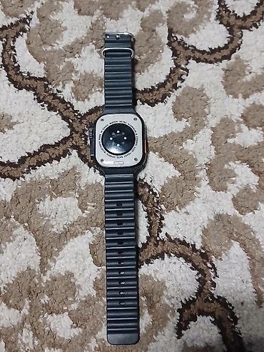 apple watch ultra 1: Смарт-часы в стиле «Ultra» с прямоугольным корпусом и рифлёным — 2