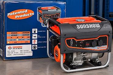 220v: Бензиновый генератор SUNSHOW SS3600E Особенности и характеристики: - — 2