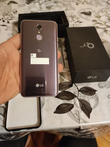 lg telefonlar: LG Q7 | İşlənmiş | 2 GB | rəng - Narıncı | Barmaq izi