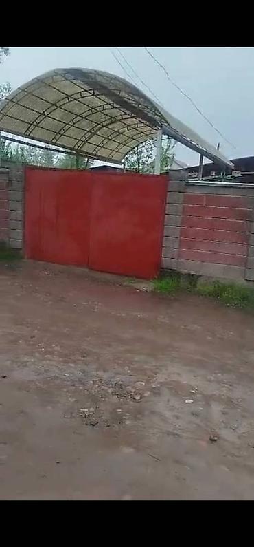 Распашные ворота: Металлические ворота и калитка с трубами - Двухстворчатые распашные — 1