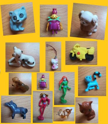 puska igracka za decu: 13 malih figurica sve za 700 din, super očuvane