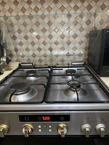 yağ sobaları: Siemens qaz plitəsi və elektrik sobası (kombinə) - 60 sm en ölçülü — 3