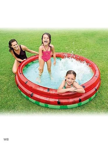 сухой бассеин: Детский надувной бассейн INTEX “Арбуз” 🍉 168×38 см | 581 л Яркий и — 2