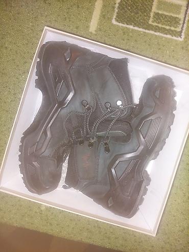 Ботинки: Мужские треккинговые ботинки (черные) - Высокая модель до щиколотки — 2