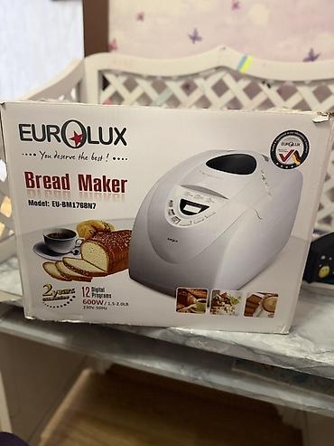 eurolux mikser qiymetleri: Eurolux Bread Maker – Model: EU-BM1768N7 - 12 rəqəmsal proqram: ağ — 1