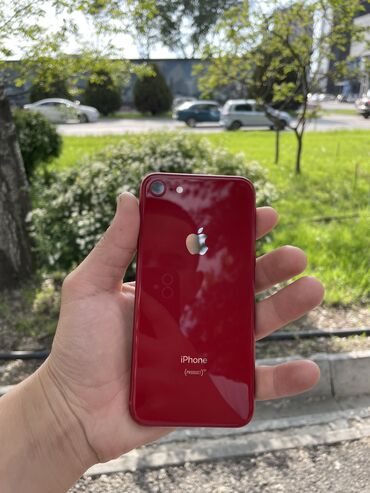 apple watch 3: IPhone 8, Б/у, 64 ГБ, Красный, Защитное стекло, 100 %