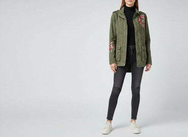 tk maxx kurtki: CKH Clockhouse, Women`s parka, size XS