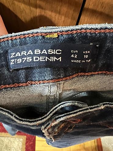 jones: Джинсы, Zara basic, Турция, Средняя талия, С вышивкой — 3