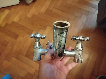bazeni: Stara retro baterija slavina za kupatilo kadu vintage Nepoznato — 2