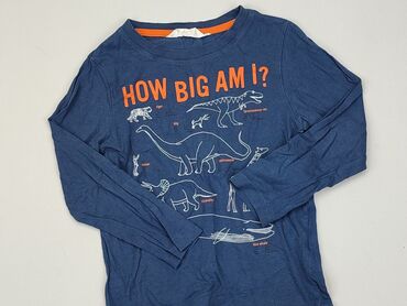 bawelniane bluzki: Bluzka, H&M, 5-6 lat, 110-116 cm, stan - Dobry
