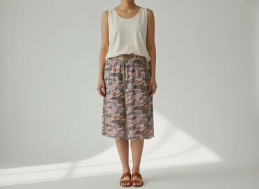 spódnice midi z rozcięciem bershka: Women`s skirt, size L
